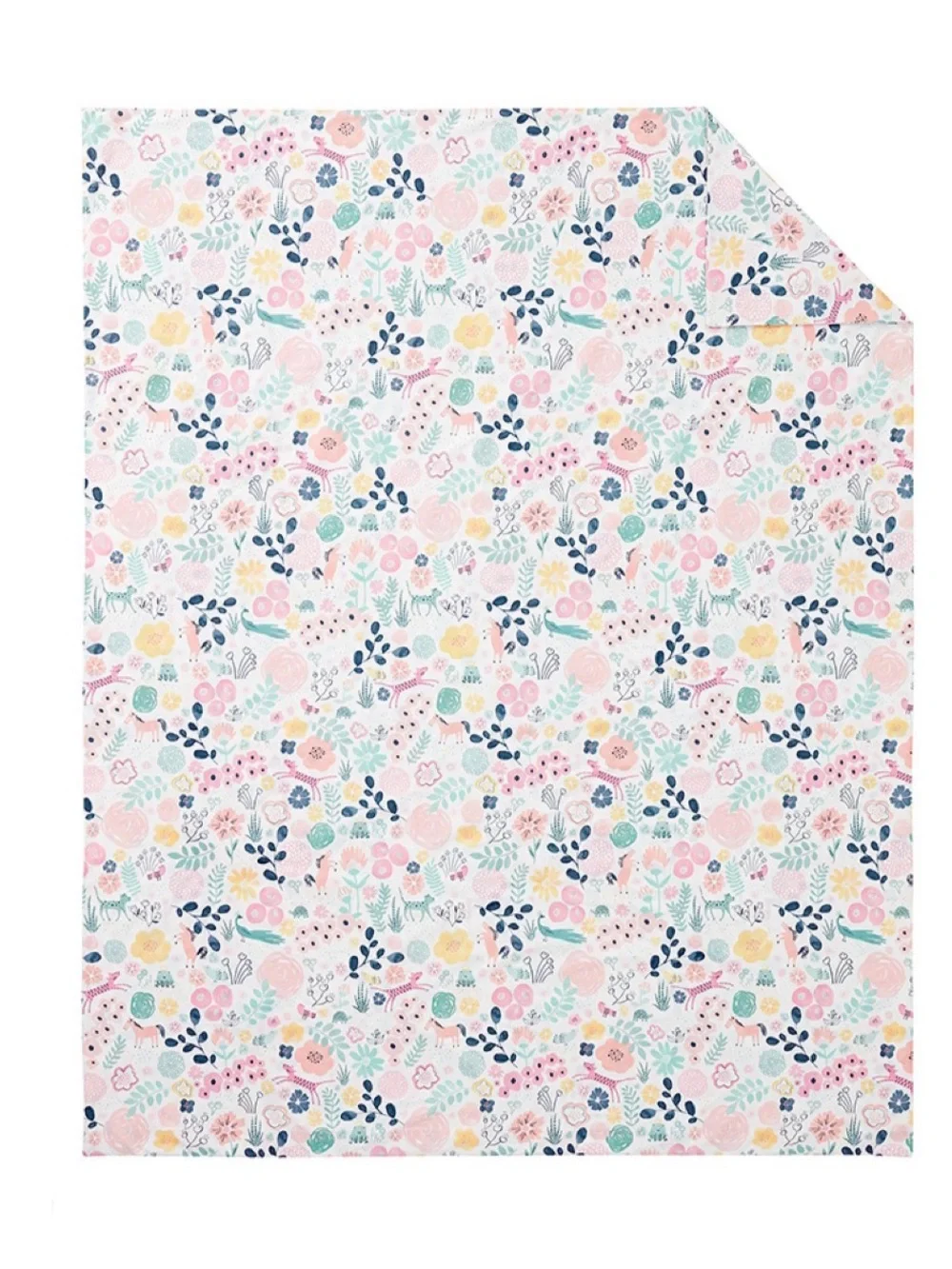 Pottery Barn Kids Sasha’s Garden Twin Duvet Cover and Standard Sham